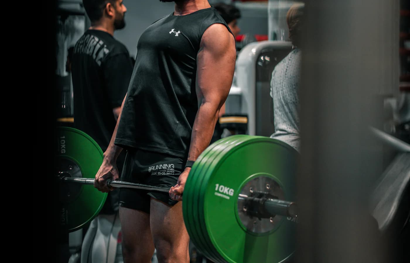 A real strength-training or gym environment.