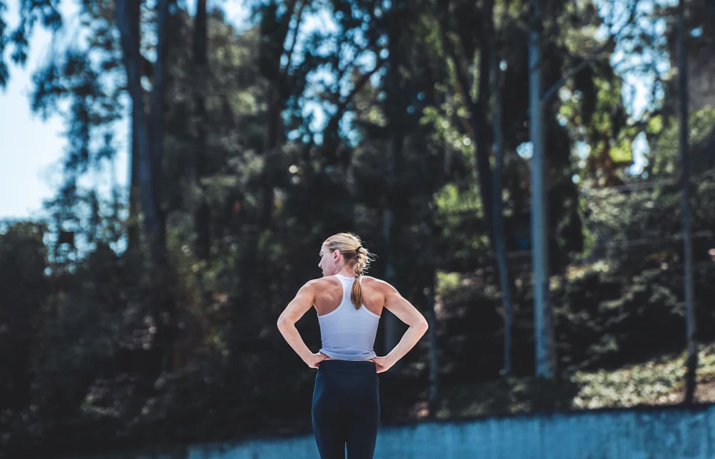 A real running or endurance-training scene.