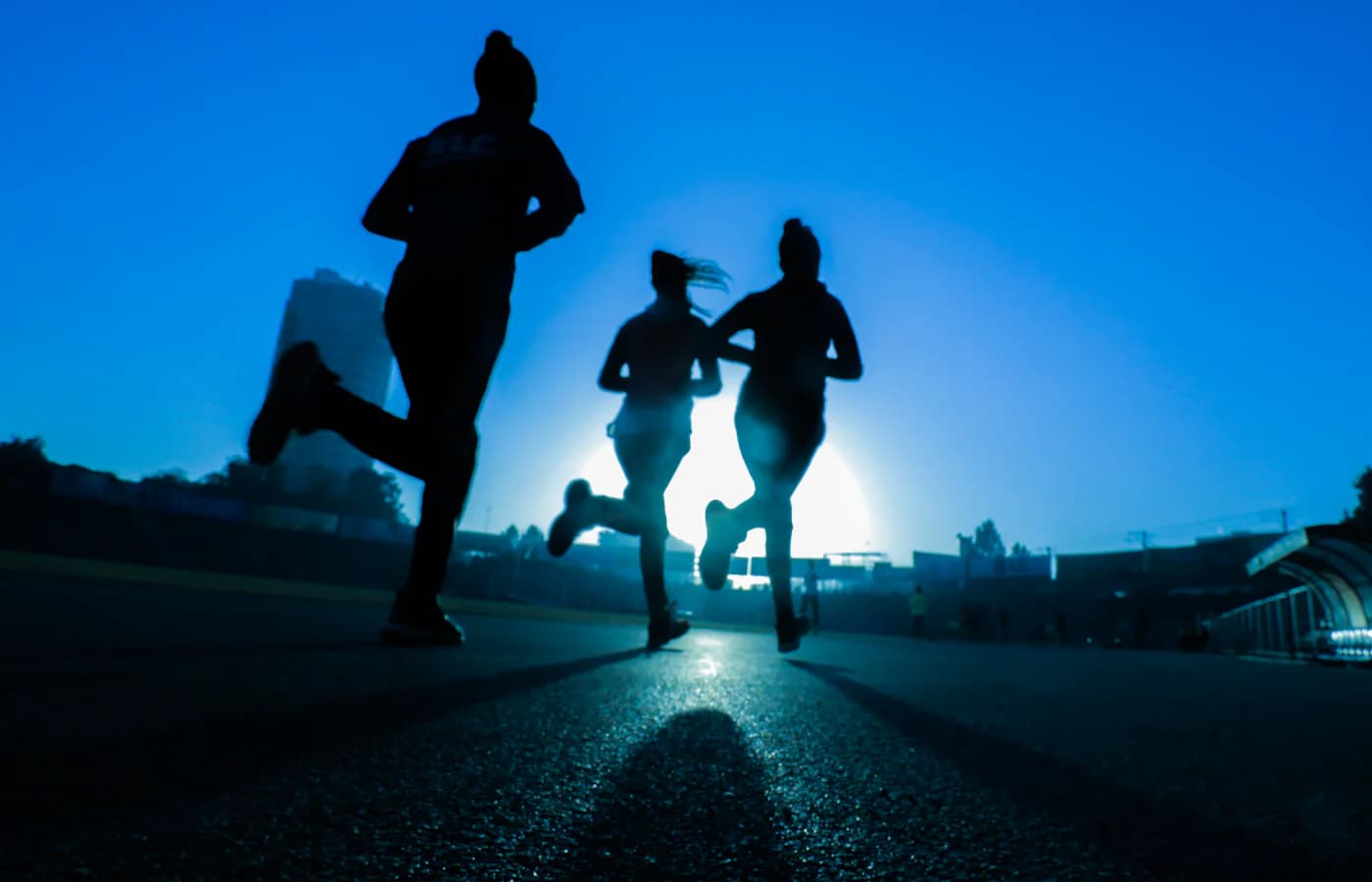 A real running or endurance-training scene.