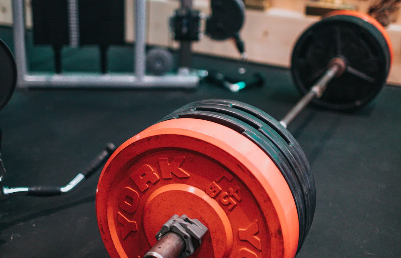 A real strength-training or gym environment.
