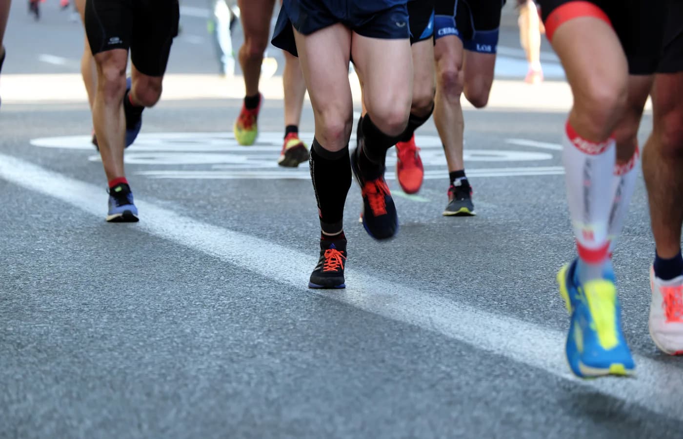 A real running or endurance-training scene.