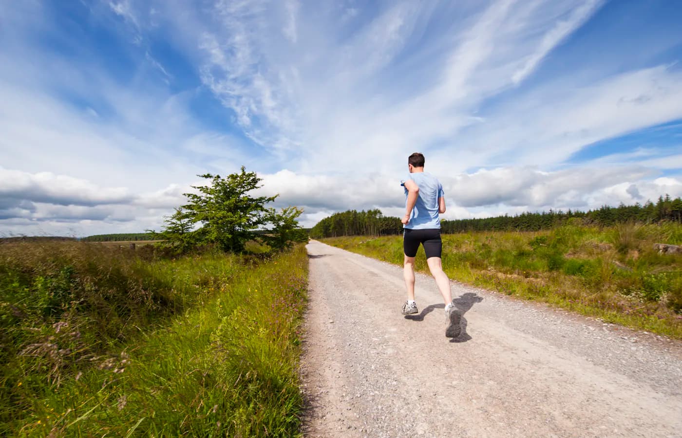 A real running or endurance-training scene.