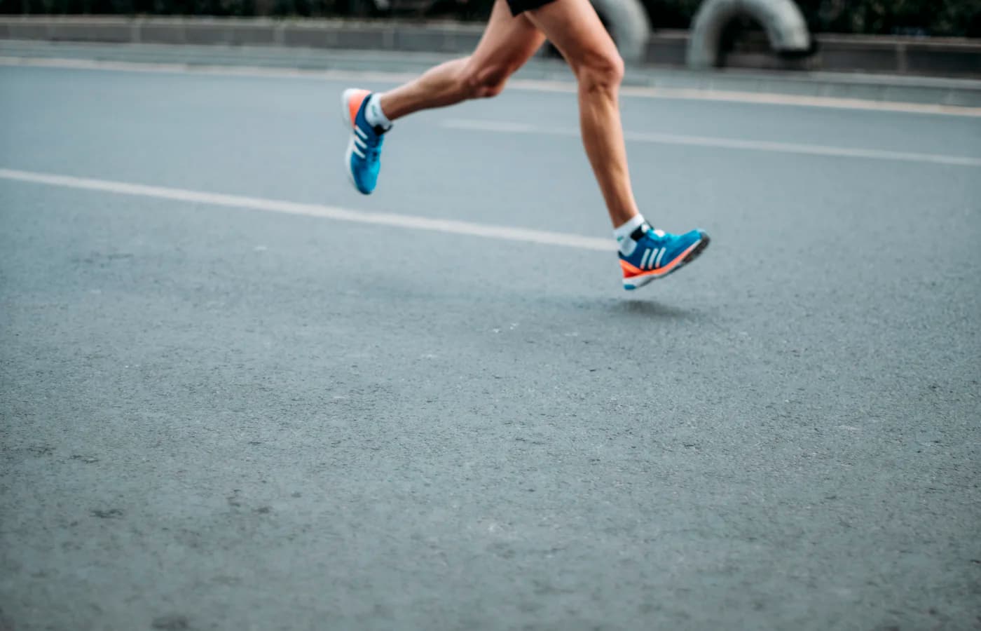 A real running or endurance-training scene.