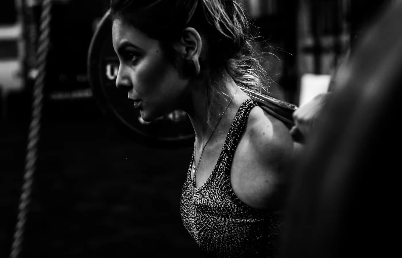 A real strength-training or gym environment.