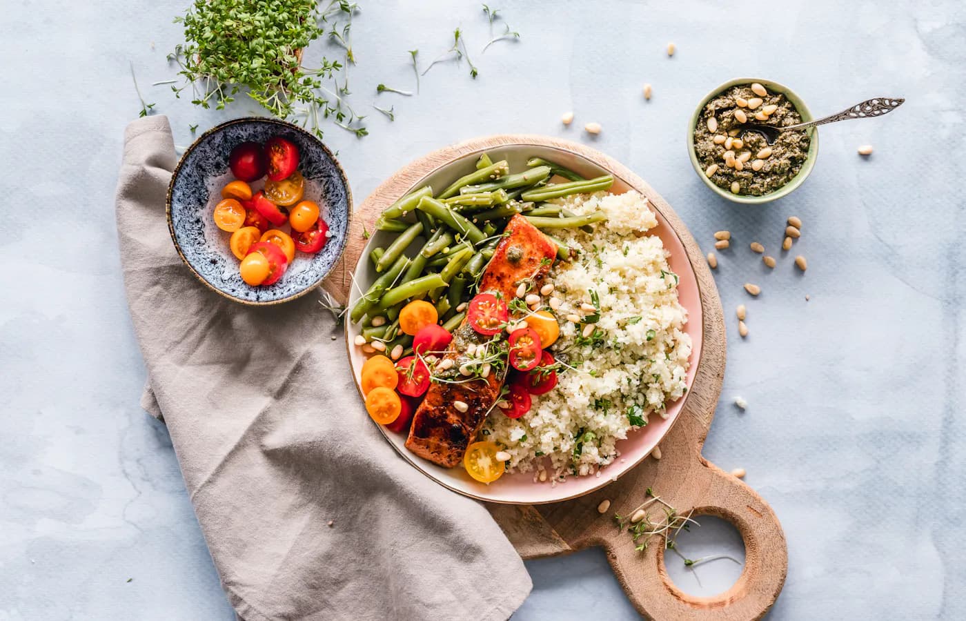 A practical food and nutrition scene.