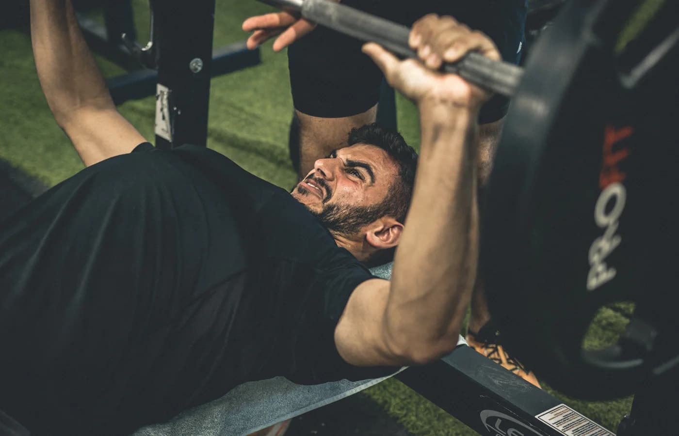 A real strength-training or gym environment.