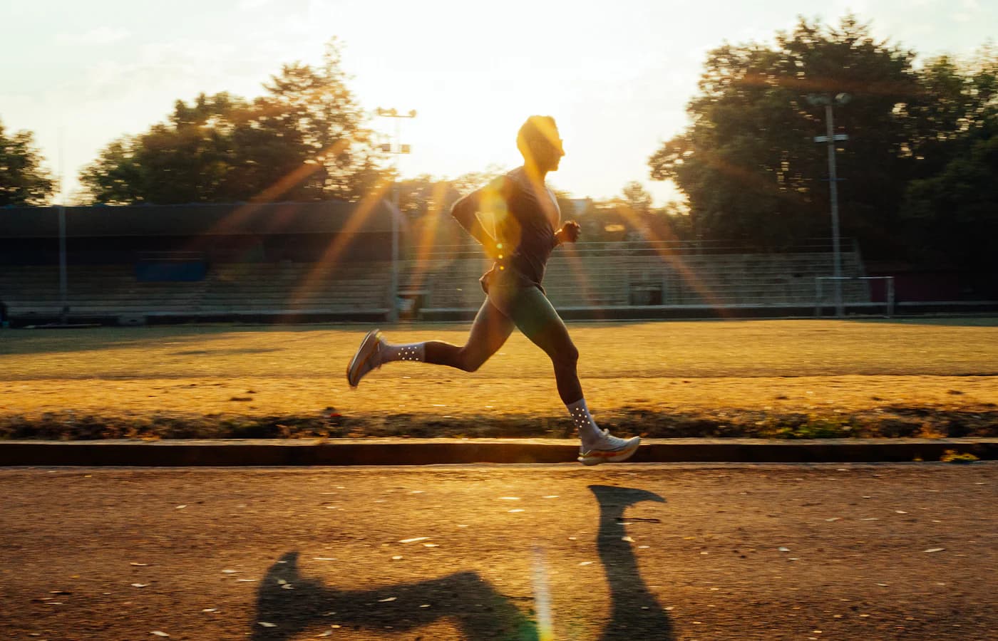 A real running or endurance-training scene.