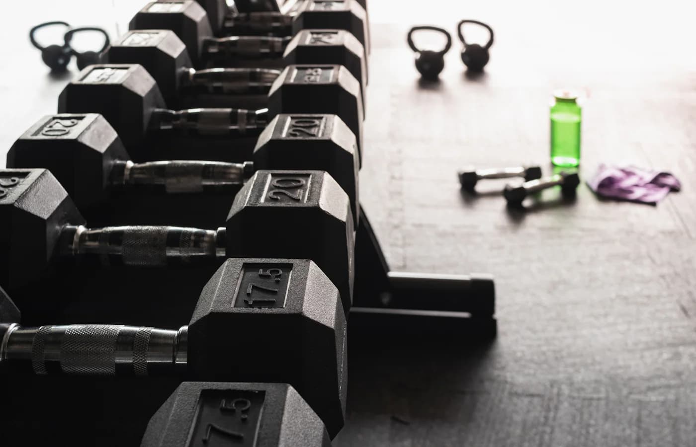 A real strength-training or gym environment.