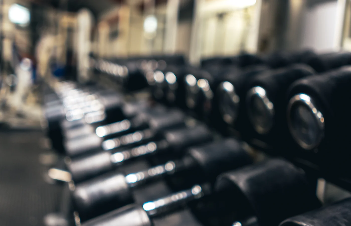 A real strength-training or gym environment.