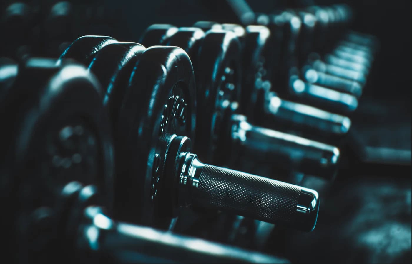A real strength-training or gym environment.
