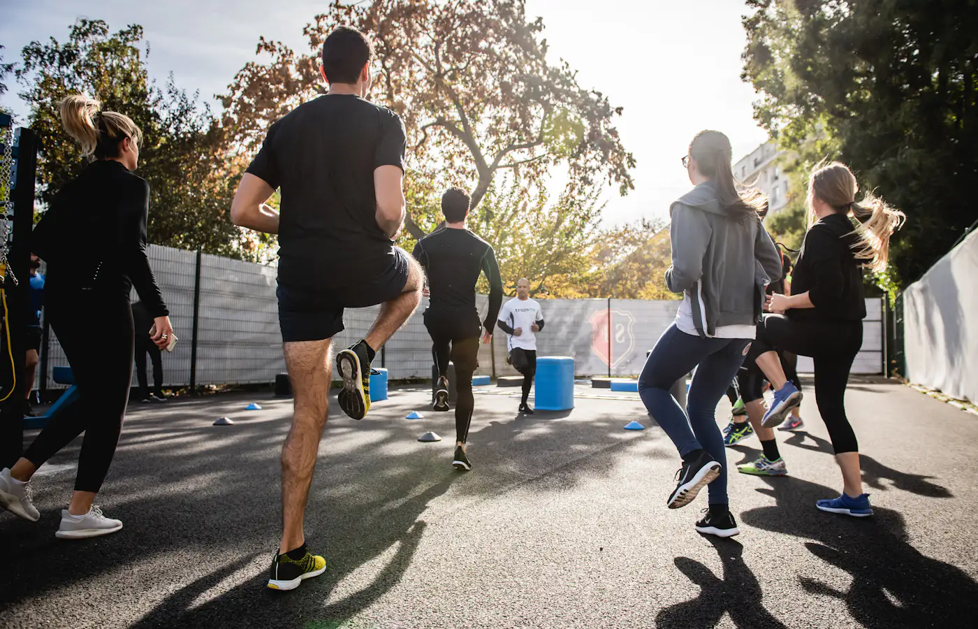 A real running or endurance-training scene.