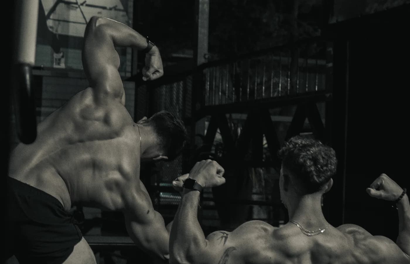 A real strength-training or gym environment.