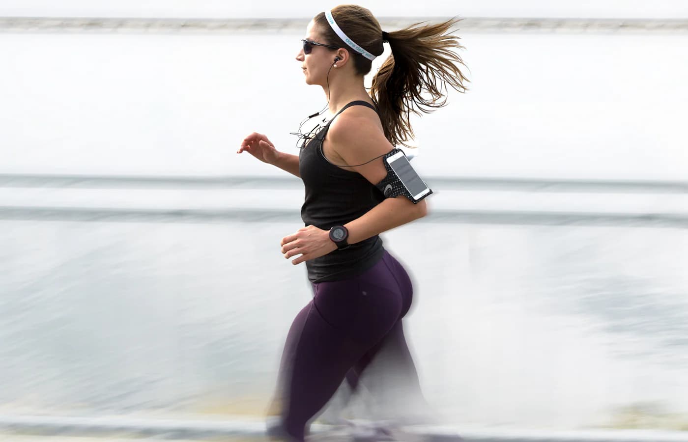 A real running or endurance-training scene.
